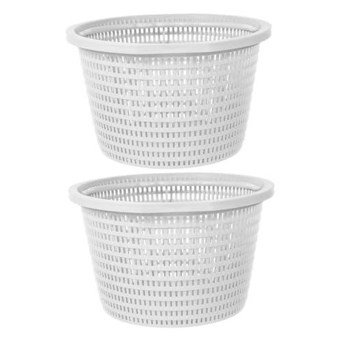DIYEAH 2 Piezas Cesta Skimmer Grande de Plástico Resistente para Filtro de Piscina Compatible Series Fácil de Limpiar y Mantener Repuesto Duradero para Depuradoras de Piscinas