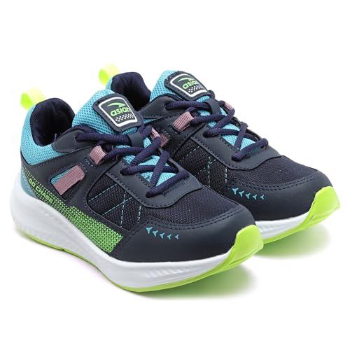 Image of ASIAN Boy's ADVENTURE-03-KIDS Sport Running & Walking Shoes with Ultra Bounce Technology Lightweight Synthetic Upper EVA Outsole Casual Lace-Up Shoes for Kid's & Boy's