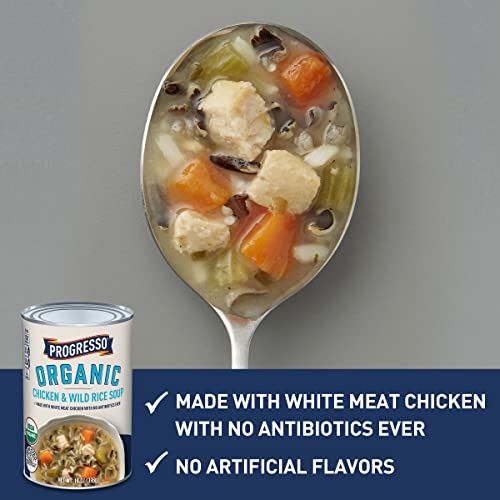 Progresso Organic Chicken And Wild Rice Soup Can, 14 Oz (Pack Of 8) #TOP2