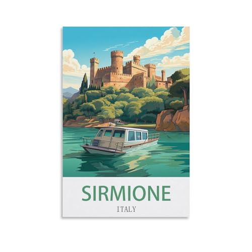 Poster Sirmione voyage Italie habiller un mur vide décoration salon et bureau