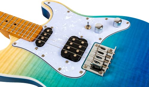 Transparent Blue Pathfinder Tenor Ukulele