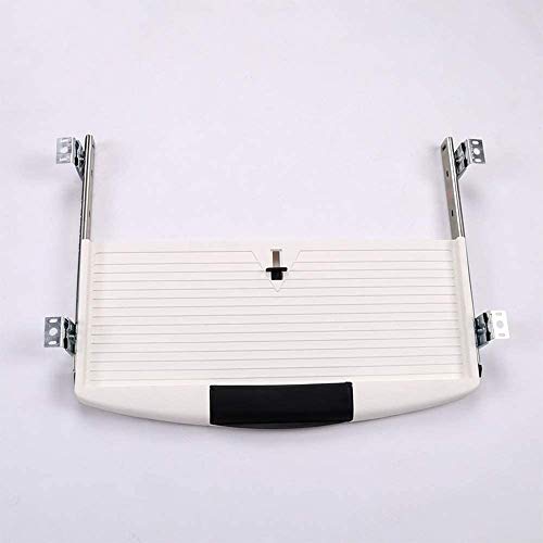 Gaofan Under Desk Computer Keyboard Tray,Under Desk Keyboard Drawer Mount Slider Tray Pull Out Platform Drawer Computer,White #TOP3