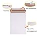 zmybcpack 100 Pack 6X8 inch Self Seal Photo Document Mailers Stay Flat White Cardboard Envelopes White Photography Mailers for CD, Photos, Document