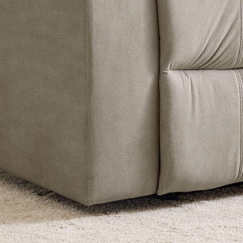 Image of Home Centre | Cairo NXT Fabric 1-Seater Electric Recliner | Recliner Sofa for Living Room | Beige | 2 Year Warranty