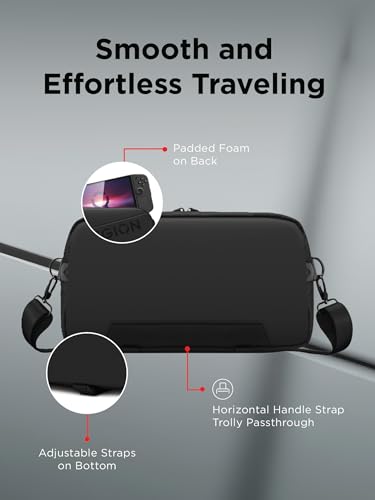 Image of Lenovo Legion Sling Bag, Carrying Case for Legion Go Gaming Console, Waterproof, Black