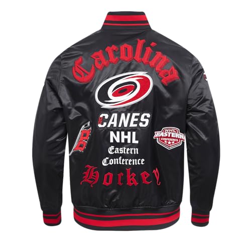 Image of Pro Standard Mens NHL Old English Satin Jacket