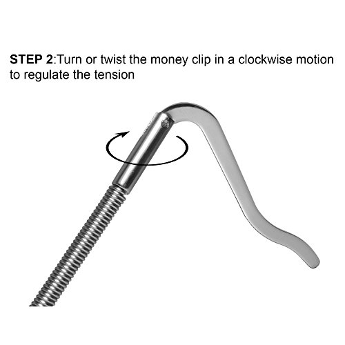 Bryker Hyde Minimalist Money Clip - Slim Stainless Steel Minimalist Wallet Insert Bar Replacement for Men - Durable & Secure Cash Holder, Ideal for Christmas & Holiday Gifting4