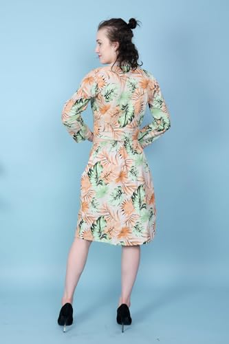 Image of AMOLDO Denim Printed Co-Ord Set For Women | 2 Piece Denim Co-Ord