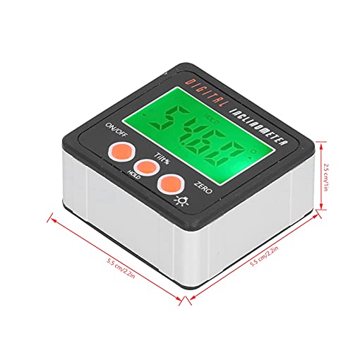Buscador de ángulos digital con base magnética miniatura 3