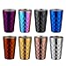 MJLBCU Set 6 Stainless Steel Double Wall Insulated Water Cups 330ML Stackable Metal Drinking Mugs All Activities (Silvery)