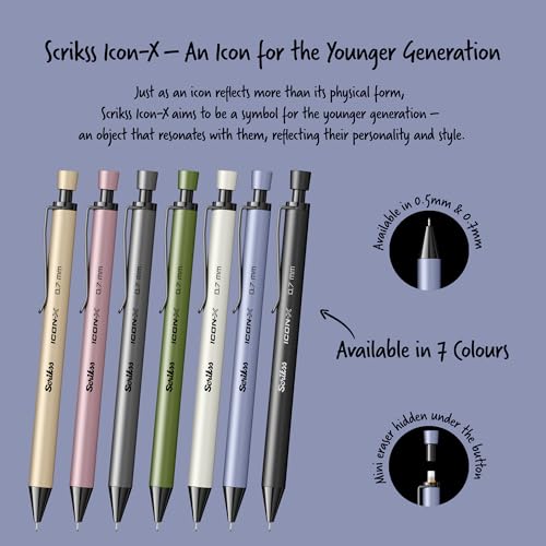 Image of Scrikss 0.7mm Mechanical Pencil | Lilac | Icon-x