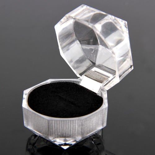 Black Crystal Jewelry Ring 30pcs Gift Display Box Home Storage, Holiday Gifts. More Practical And Beautiful