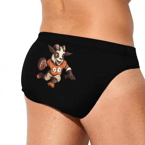 Goat Football Men's Swim Trunks Briefs Swimsuit Swimwear Bathing for Underwear Beach4