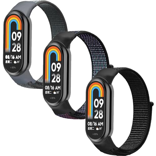 [EIHAIHIS] �y3������zfor Xiaomi Smart Band 10/9/8 �i�C�����o���h �R���p�`�u�� �V���I�~ �X�}�[�g�o���h10/9/8 �ւ��o���h �T�C�Y���߉\ �}�W�b�N�e�[�v �ʃt�@�X�i�[�^�C�v �_�炩�� �ʋC �E���֗� �����Y