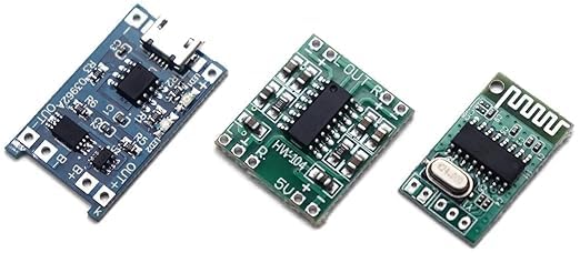 SP Electron Combo of PAM8403 with Bluetooth Stereo Audio Receiver and Charger Module Micro USB 5V 1A Lithium Battery Charging Converter-image-33