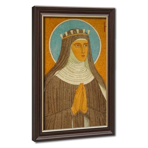 Impression sur toile Hildegarde de Bingen pour décoration murale de bureau et cabinet