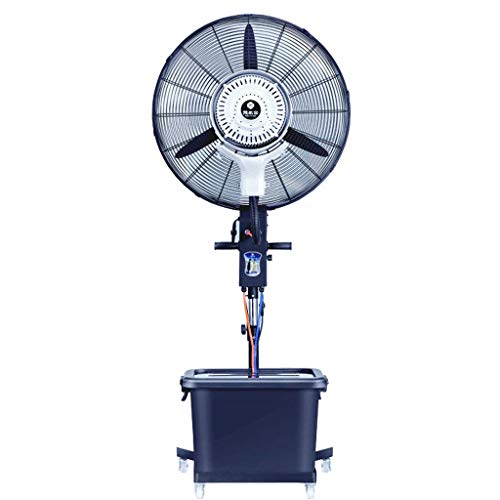 PLLP Home Electric FanIndustrial Pedestal Fan Oscillating Fan Cooling Misting Quiet Industrial Outdoor Commercial Humidifier Purifier Standing Floor Fan 42L Water Tank Height Adjustable160 200Cm