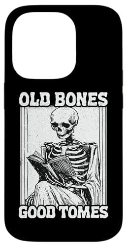 Old Bones Good Tomes Book Lover Bookworm ???????? ?????? iPhone 14 Pro ?