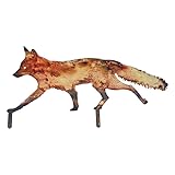 HAKIDZEL Fox Garden Stake Metal Outdoor Yard Ornament 11.8 Inch Decorative Animal Sign for Patio Lawn Garden Decoration