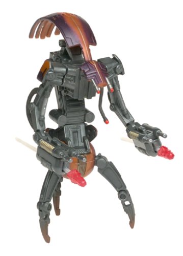 Star Wars Destroyer Droid GEONOSIS Battle with Firing Cannons Attack of The Clones Action Figure & Accessories