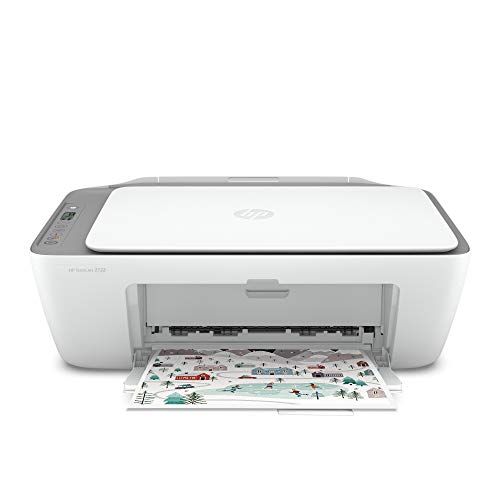 HP DeskJet 3-in-1 All-in-One Printer - White, Print Scan and Copy Wireless Color Inkjet Printer, Wi-Fi 802.11a b g n, Bluetooth, Hi-Speed USB 2.0, with Original HP Ink, Set up and Print with Mobile