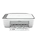 HP DeskJet Series All-in-One Color Inkjet Printer, White - Print, Scan, Copy for Home Business Office, Up to 1200 dpi, Dual-Band WiFi, Bluetooth, Icon LCD Display, BROAGE 3 Feet Printer Cable