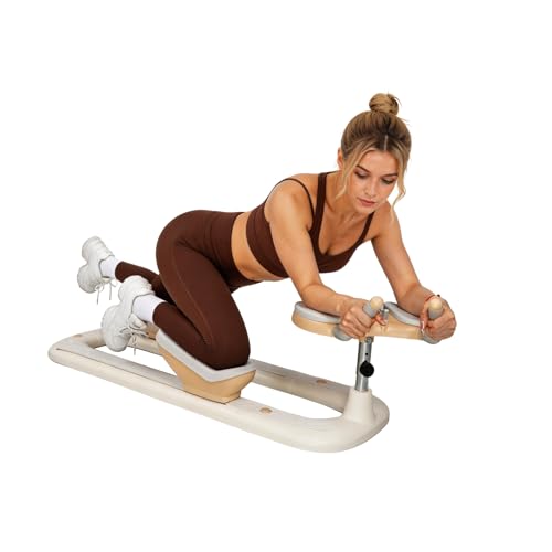 Twist Crawler V2 Spine Twist & Stretch Trainer Core Waist Twister Device for Home Gym Full Body Stretch & Ab Workout Trainer Back Pain Relief Equipment White