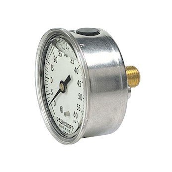 Jauge commerciale pour mesure du vide Ashcroft cadran 2-1/2 pouces