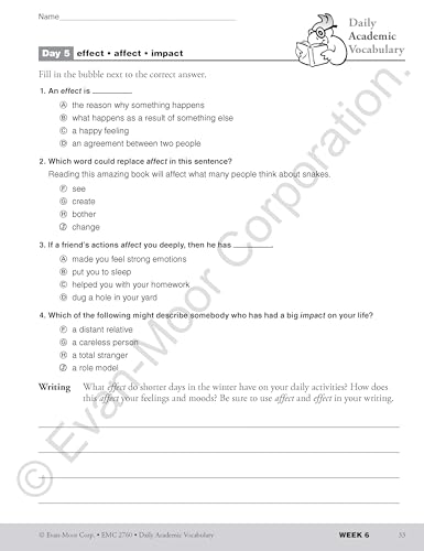 Daily Academic Vocabulary, Grade 4 Teacher Edition - Image 7