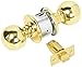 Schlage A10S ORB 605 Orbit Passage Knob, Polished Brass