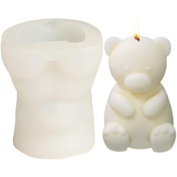 3D Teddy Bear Silicone Mold for Candle Making and Kuwait Ubuy