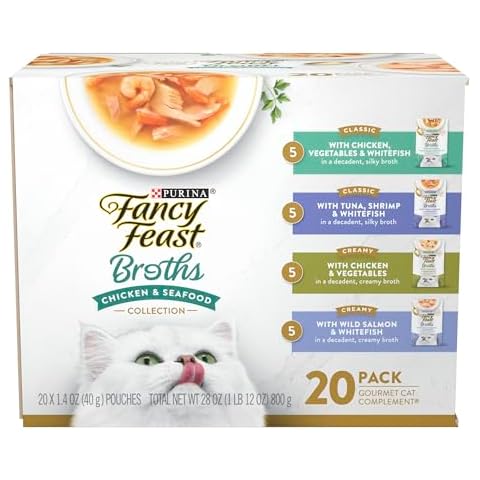 Purina Fancy Feast Broth Variety Pack Cover
