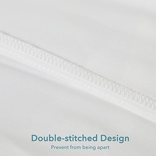 Oubonun 100% Cotton Bed Pillowcases Set Of 2, 800 Thread Count/20X30, Moisture Absorbent And Breathable, Premium Hotel Queen Pillow Covers For All Seasons, White #TOP4