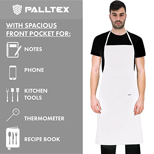 PALLTEX Borago Aprons for Men Aprons for Women Chef Apron for Cooking Crafts Painting Baking Kitchen Apron EN ISO 13688 - Image 3