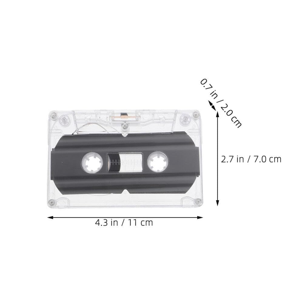 6 Kassettenbänder, beschreibbar, blanko, Audiokassetten, klare Audio-Kassettenbänder, farbige Kassettenbänder, leere Kassettenbänder, beschreibbare Bänder, 30 Minuten/334