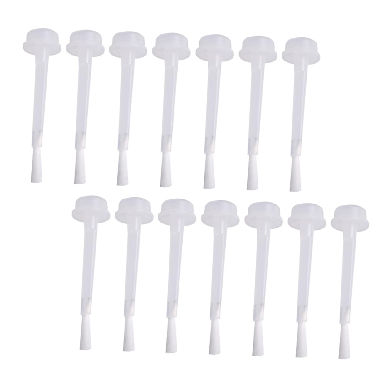 FOMIYES 50Pcs Portable Nail Liquid Brushes Replacement Nail Art Brushes for Infusing Nail Polish and Coatings Reliable with Design for DIY Nail Art