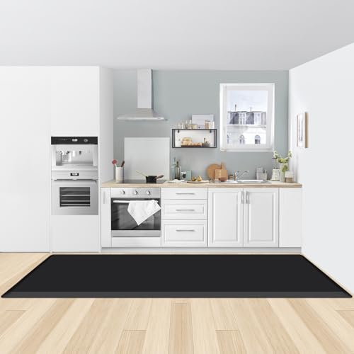 Image of 0.8 inch Thick Kitchen Mat Cushioned Anti Fatigue Rug Comfort Floor Mats | Water-Resistant, Non-Slip, Easy to Clean Comfort Floor Mat for Kitchen, Sink & Office, Multiple Colors & Sizes, 108 inch x 30 inch
