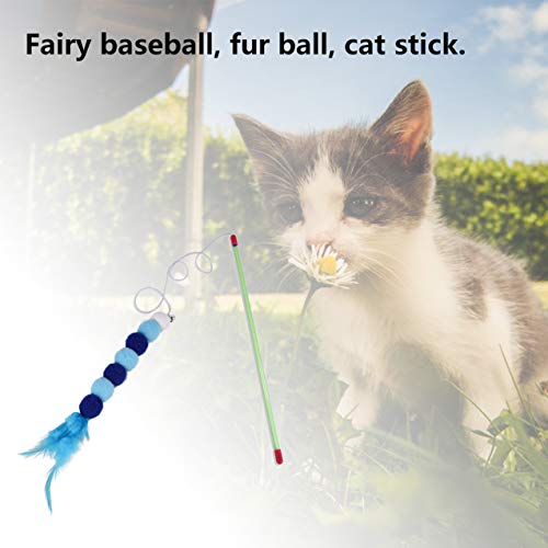 NewIncorrupt Kat Speelgoed Wand Grappige Haarbal Kat Stick Teaser Speelgoed Kat Catcher Speelgoed Interactief Speelgoed… - Image 4