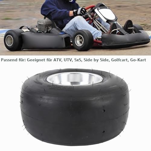 10x4.50 5 Utv Reifen ATV Reifen Nebeneinander Reifen mit Aluminiumlegierung Rand für Go Kart Cart Drift -Trike -Mäher