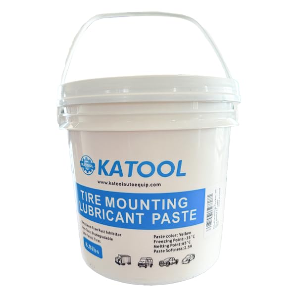 Motool Technology Tire Mounting Paste Premium Tire Mounting Lube for All Tire Direct Application for Low-Profile, Aluminum Alloy Wheel(8.8 Pounds)