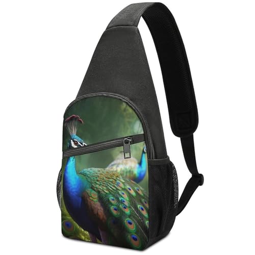 Bolso cruzado color blanco para senderismo y uso casual miniatura 1