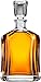 Paksh Capitol Glass Decanter with Airtight Geometric Stopper - Whiskey Decanter for Wine, Bourbon, Brandy, Liquor, Juice, Water, Mouthwash. Italian Lead-Free Glass | 23.75 oz
