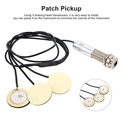 Gitaar Pickup, Banjo Pickup Klassieke Gitaar Pickup voor Elektrische Bas(zwart) - Image 5