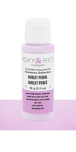 Roxy & Rich Manteca de cacao, 1.98 oz de perla violeta