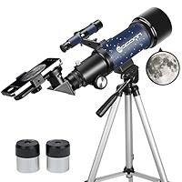 Telescope for Adults Beginners, 70mm Aperture 400mm AZ Mount Fully