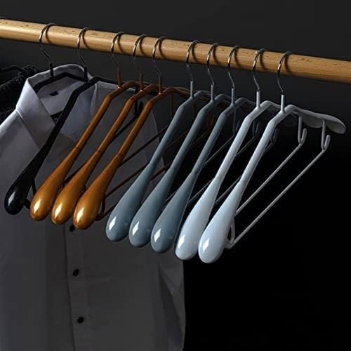 Coat Rack,Clothes Organizer， Clothes Hangers/Coat Hangers 10pcs Household Clothes Hanger Drying Rack Bold Wide Shoulder Non-Slip Clothes Hanger Clothes Support Hangers (Color : H, Size : 10PCS) (Colo