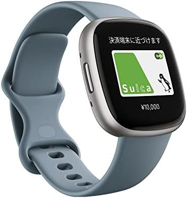 （01:30時点） 【Suica対応】Fitbit Versa 4 スマートウォッチ ウォーターフォールブルー/プラチナ iPhone対応/アンドロイド対応/6日間以上のバッテリー/Alexa搭載/GPS搭載/心拍計/睡眠スコア [日本正規品]