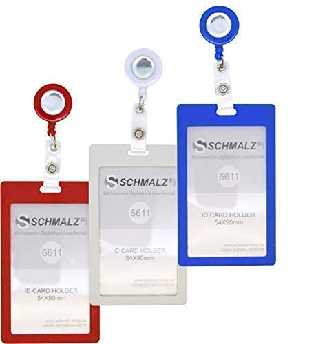 Ausweisjojo porte-badge grand format Tulla Schmalz avec clip ceinture robuste