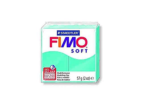 LIBERAONLINE Pasta moldeable FIMO Soft 57gr Menta Oficina Escuela # ag18 