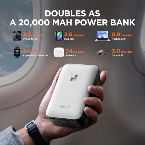 Litheli 40V (2 x 20V) 16" Electric Lawn Mower Cordless, Brushless Lawnmower with 6-Height Adjust, Portable & Lightweight Push Battery Powered Lawn Mower (2 * 4.0AH Batteries Included) - Image 9